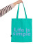 Helio Ferretti | Tote Bag | Life Is Simple | Green Helio Ferretti | Tote Bag | Life Is Simple | Green