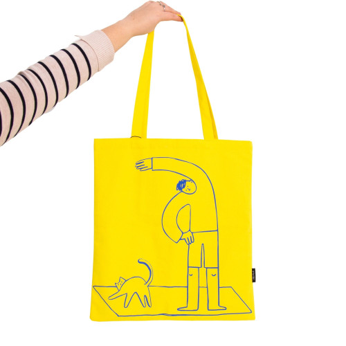 Helio Ferretti | Tote Bag | Life Is Simple | Yellow Helio Ferretti | Tote Bag | Life Is Simple | Yellow