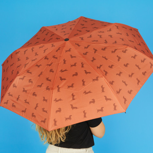 Balvi | Dachsund Umbrella | Brown