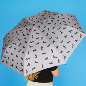 Balvi | Dachsund Umbrella | Grey