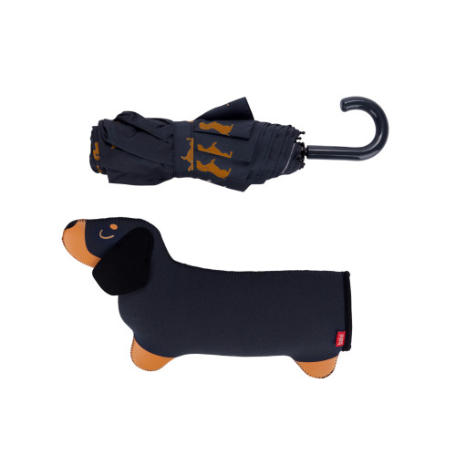 Balvi | Dachsund Umbrella | Black