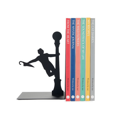 Balvi | Metal Bookend | Singing in the Rain Silhouette Balvi | Metal Bookend | Singing in the Rain Silhouette
