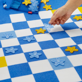 Balvi | Beach Towel Game | Checkers