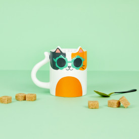 Balvi | Cool Cat Mug | White | 350ml
