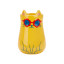 Balvi | Cool Cat Vase | Yellow | 17cm