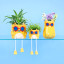 Balvi | Cool Cat Plant Pot | Yellow | 16cm Balvi | Cool Cat Plant Pot | Yellow | 16cm
