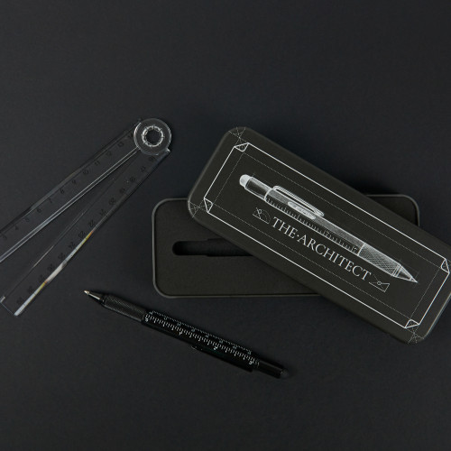 Balvi | Multi-Tool Pen | The Architect | Black Balvi | Multi-Tool Pen | The Architect | Black