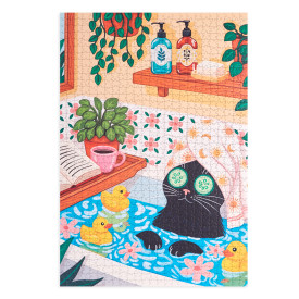 Balvi | Art Jigsaw Puzzle | Cat Spa | 1000 Pieces