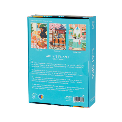 Balvi | Art Jigsaw Puzzle | Cat Spa | 1000 Pieces