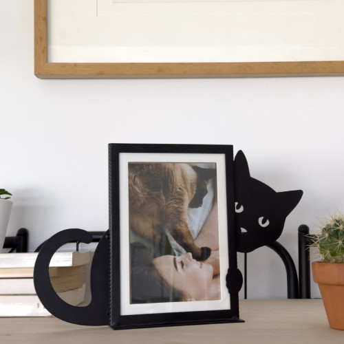 Balvi | Metal Photo Frame | Peeking Cat Balvi | Metal Photo Frame | Peeking Cat