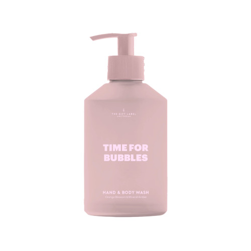 The Gift Label | Hand & Body Wash | Time For Bubbles | Orange Blossom & Mineral Amber | 400ml The Gift Label | Hand & Body Wash | Time For Bubbles | Orange Blossom & Mineral Amber | 400ml