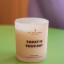 The Gift Label | Frosted Candle | Today Is Your Day | Orange Blossom & Mineral Amber
