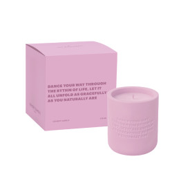 The Gift Label | Cement Candle | Dance Your Way | Orange Blossom & Mineral Amber
