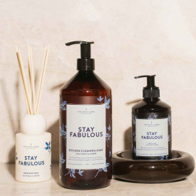 The Gift Label | Reed Diffuser | Stay Fabulous | Rosy Peach & Amber | 100ml