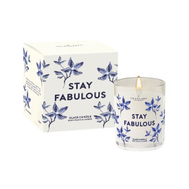 The Gift Label | Scented Candle | Stay Fabulous | Rosy Peach & Amber