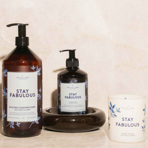 The Gift Label | Scented Candle | Stay Fabulous | Rosy Peach & Amber The Gift Label | Scented Candle | Stay Fabulous | Rosy Peach & Amber