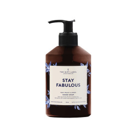 The Gift Label | Hand Soap | Stay Fabulous | Rosy Peach & Amber | 400ml