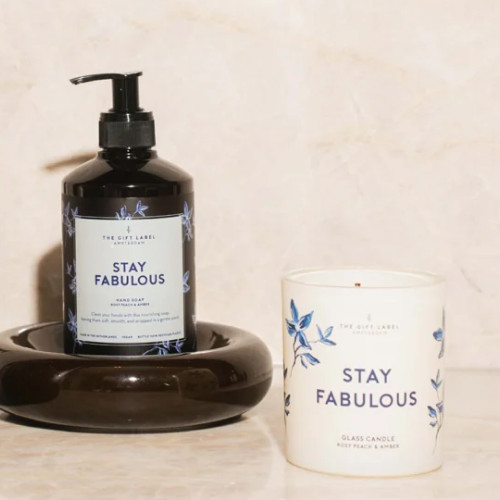 The Gift Label | Hand Soap | Stay Fabulous | Rosy Peach & Amber | 400ml The Gift Label | Hand Soap | Stay Fabulous | Rosy Peach & Amber | 400ml