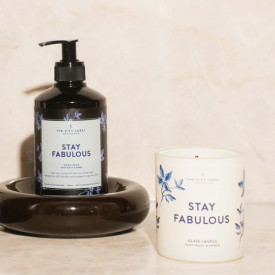The Gift Label | Hand Soap | Stay Fabulous | Rosy Peach & Amber | 400ml