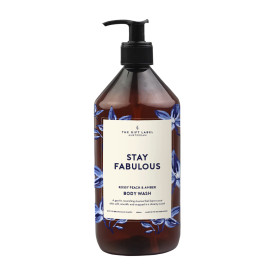 The Gift Label | Body Wash | Stay Fabulous | Rosy Peach & Amber | 1000ml