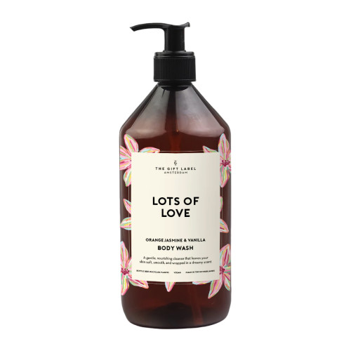 The Gift Label | Body Wash | Lots of Love | Orange Jasmine & Vanilla | 1000ml The Gift Label | Body Wash | Lots of Love | Orange Jasmine & Vanilla | 1000ml