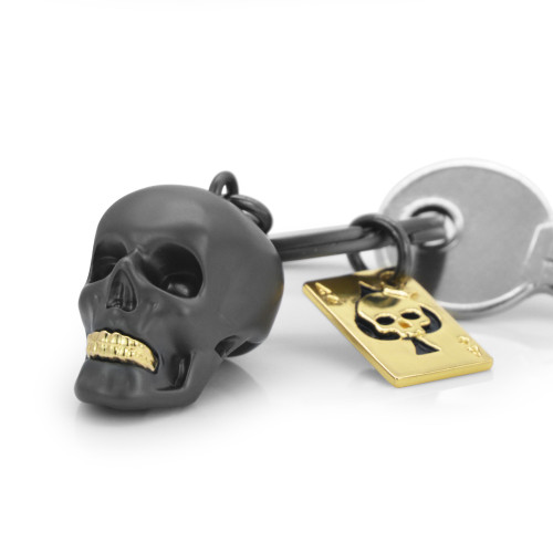 Chocli Metalmorphose Collection | Black Skull Keyring Chocli Metalmorphose Collection | Black Skull Keyring
