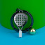 Chocli Metalmorphose Collection | Padel Racket & Ball Keyring Chocli Metalmorphose Collection | Padel Racket & Ball Keyring