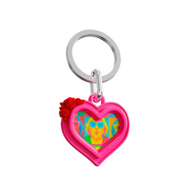 Chocli Metalmorphose Collection | Photo Frame Keyring | Pink Heart