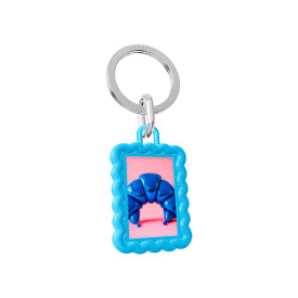 Chocli Metalmorphose Collection | Photo Frame Keyring | Blue Wave