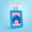Chocli Metalmorphose Collection | Photo Frame Keyring | Blue Wave