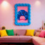Chocli Metalmorphose Collection | Photo Frame Keyring | Blue Wave