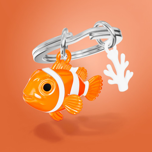 Chocli Metalmorphose Collection | Clown Fish & Coral Keyring Chocli Metalmorphose Collection | Clown Fish & Coral Keyring