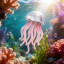 Chocli Metalmorphose Collection | Jellyfish & Seaweed Keyring Chocli Metalmorphose Collection | Jellyfish & Seaweed Keyring