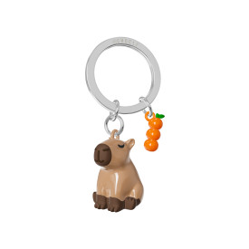 Chocli Metalmorphose Collection | Capybara & Orange Keyring