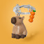 Chocli Metalmorphose Collection | Capybara & Orange Keyring