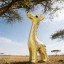 Chocli Metalmorphose Collection | Giraffe & Leaf Keyring