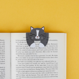 Balvi | Macnettic Bookmark | Grey Cat