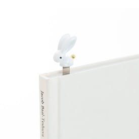 Metalmorphose White Bunny 3D Bookmark