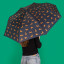 Umbrella | Festive Dachshund | Black