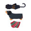 Umbrella | Festive Dachshund | Black