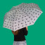 Umbrella | Festive Dachshund | Grey