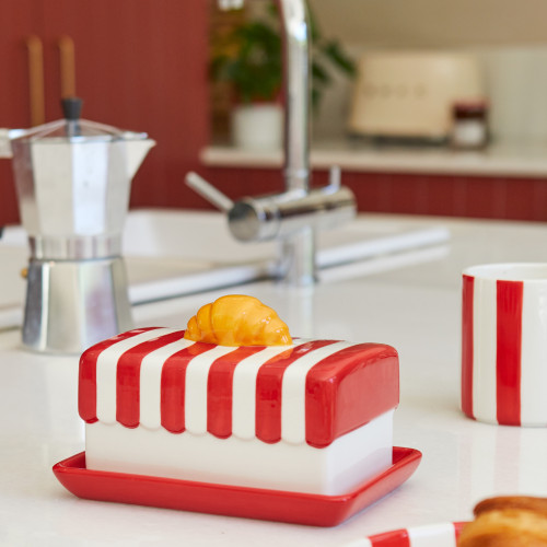 Croissant Butter Dish