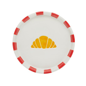 Croissant Plate | Red