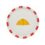 Croissant Plate | Red