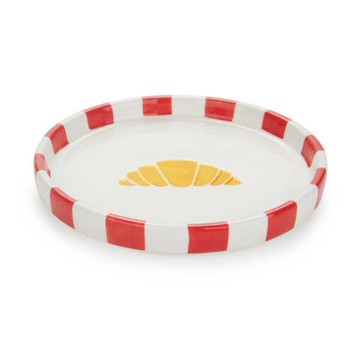 Croissant Plate | Red