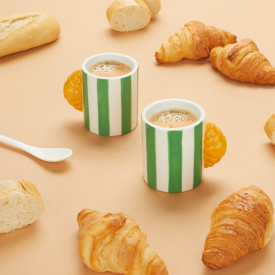Croissant Espresso Cups | Green | Set of 2