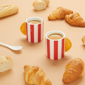 Croissant Espresso Cups | Red | Set of 2