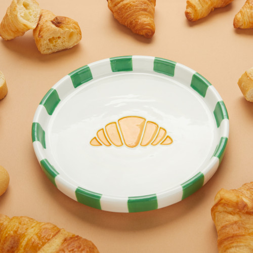 Croissant Plate | Green