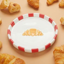 Croissant Plate | Red