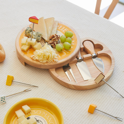 Cheese Board & Knife Set | Manchego Cheese Board & Knife Set | Manchego